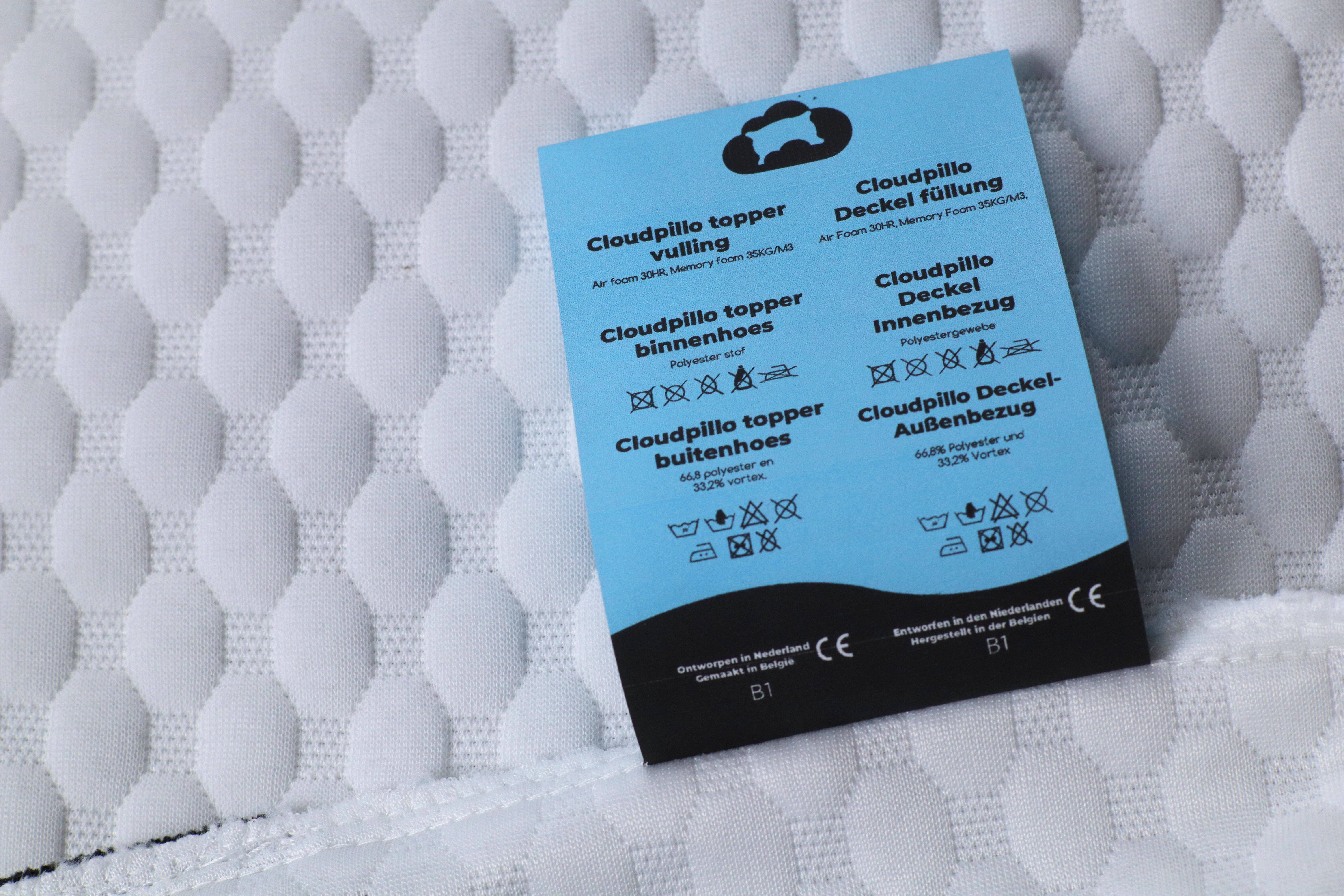 waslabel cloudpillo topper